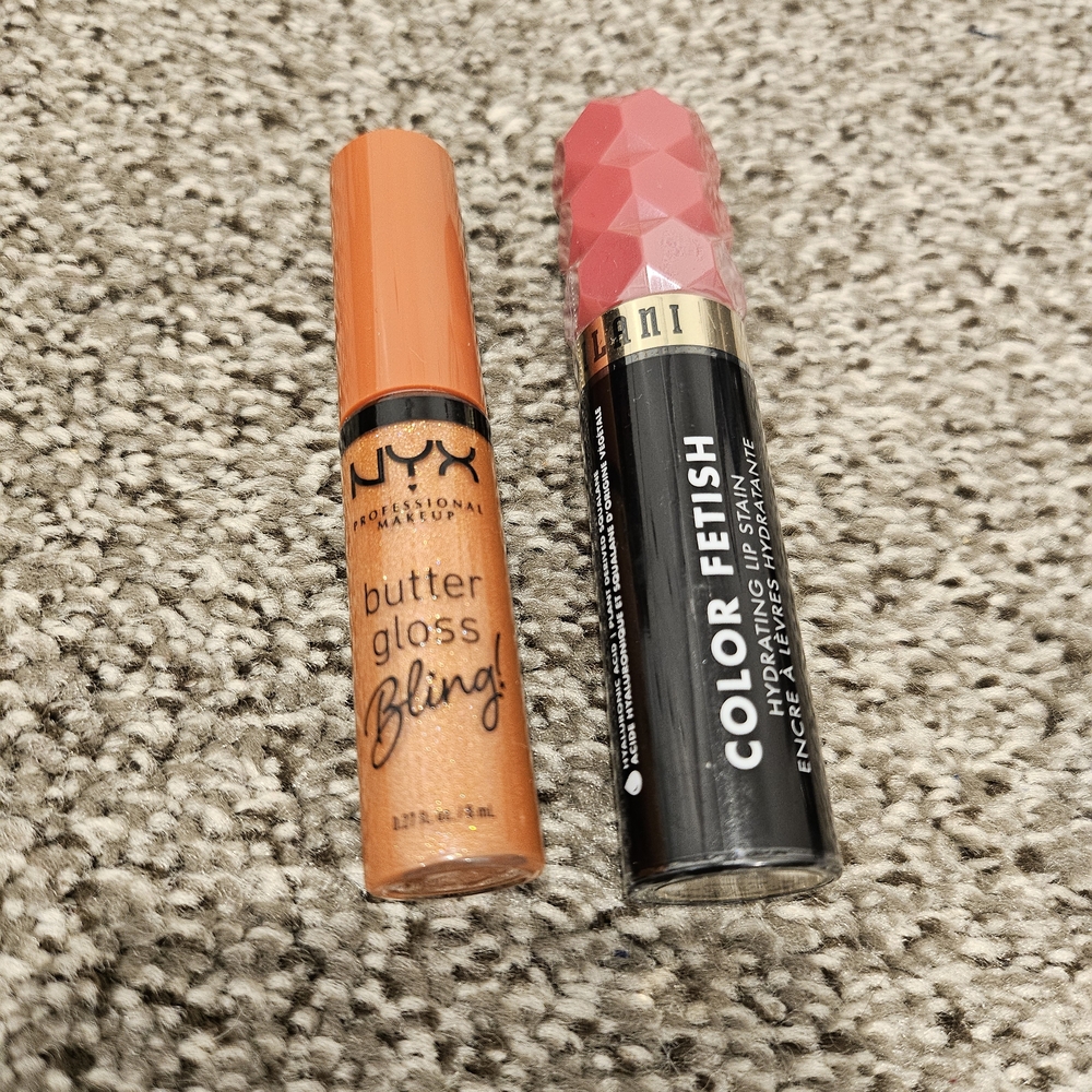[NEW] NYX Butter Gloss Bling and MILANI Color Fetish Lip Stain BUNDLE